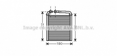 AVA QUALITY COOLING vwa6256 -  Теплообменник, отопление салона